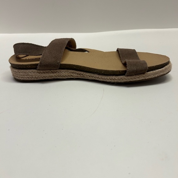Lucky‎ Brand Leather Sandals Women LP- Gadine  Size 10 Tan Color - Picture 6 of 12